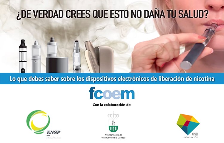 Campaña sobre uso de cigarrillos electrónicos