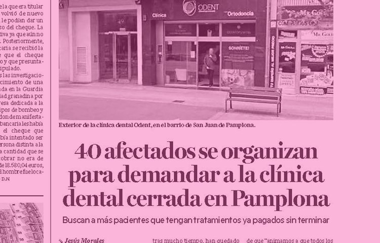 Los afectados por el cierre de la Clínica Odent se unen en una plataforma